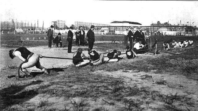 tug of war at the 1904 olympics jpg