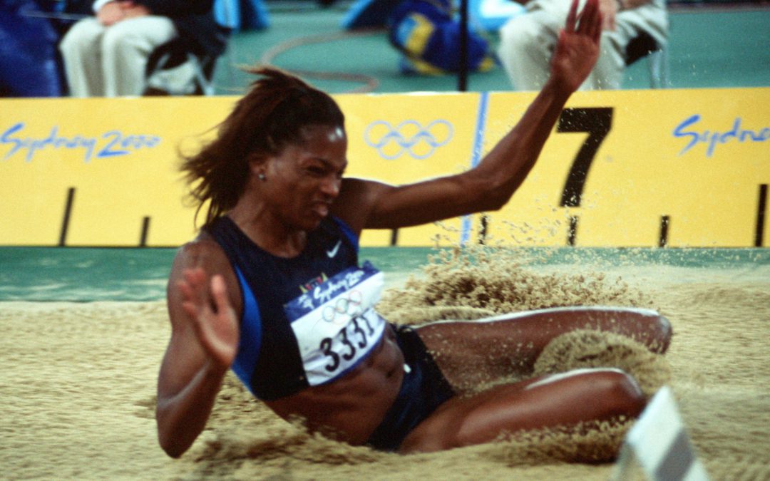 dawn burrell at the 2000 olympic games in sydney
